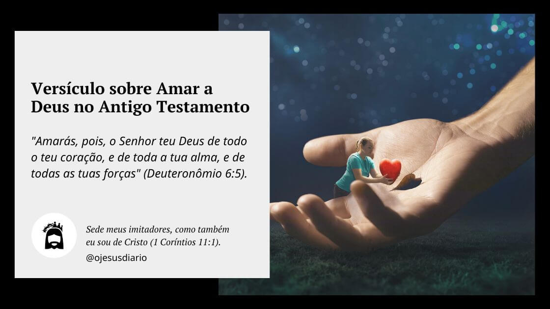 versículo sobre amar a deus